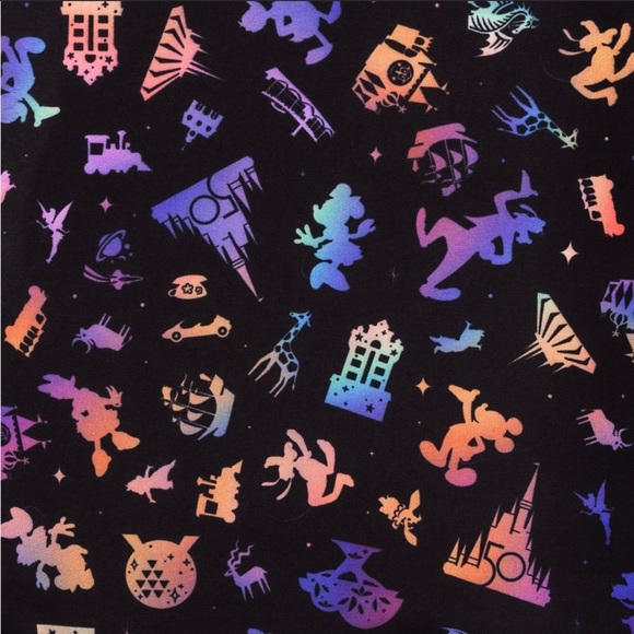 Loungefly Walt Disney World 50th Anniversary Mini Backpack NWT - Picture 4 of 8